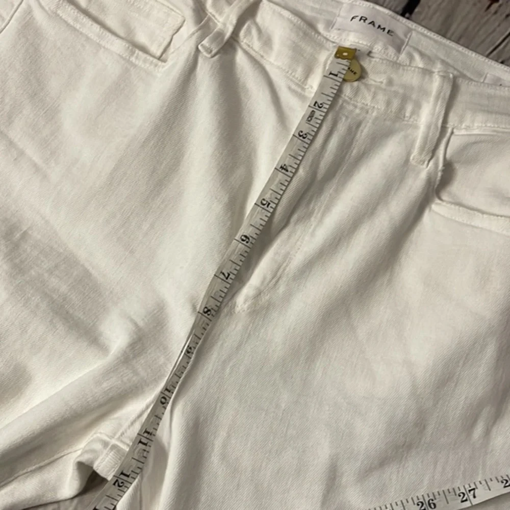 Frame Le Beau Crop‎ in White size 29